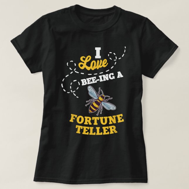 Speciellt närvarande i Kärlek var en Fortune Telle T Shirt (Design framsida)