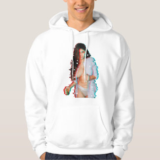 Speciellt närvarande Manar Women Mia Khalifa Glitc Hoodie