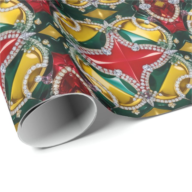 Speciellt pappert med Los Angeles Färg Presentpapper (Rullad Hörn)