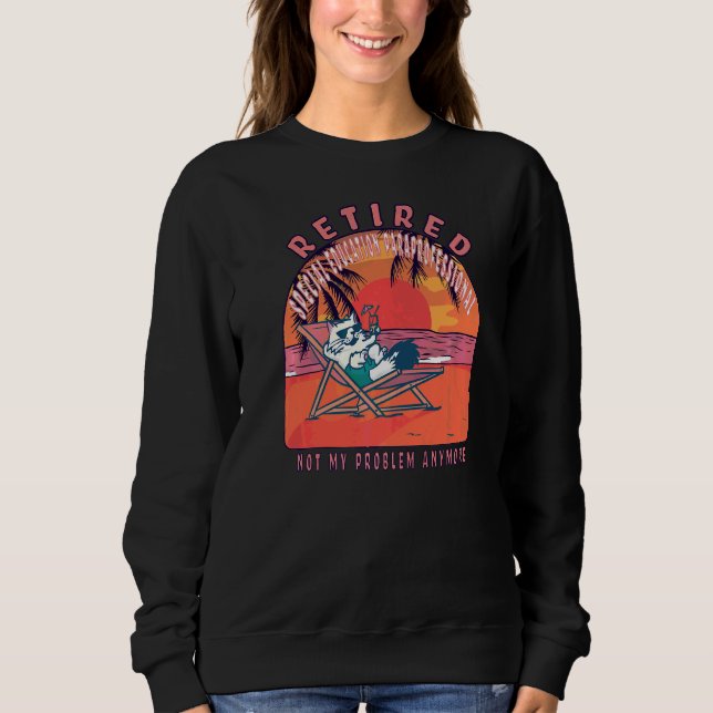 Speciellt pensionsparaprofessionellt återtåg t shirt (Framsida)