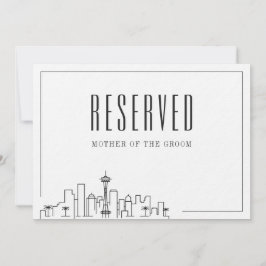 Speciellt reserverat säte | Seattle Bröllop Inbjudningar