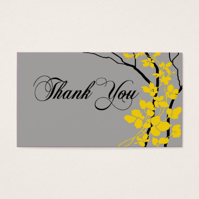 Speciellt tack för Bella Tack Gift Märkre Visitkort (Framsidan)