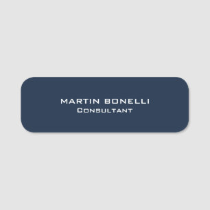 Speciellt unikt nutida marint konsult namnbricka