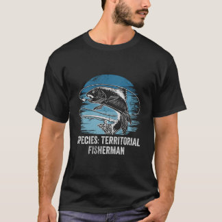 Species Territorial Fisher Introvert Fishing Antis T Shirt