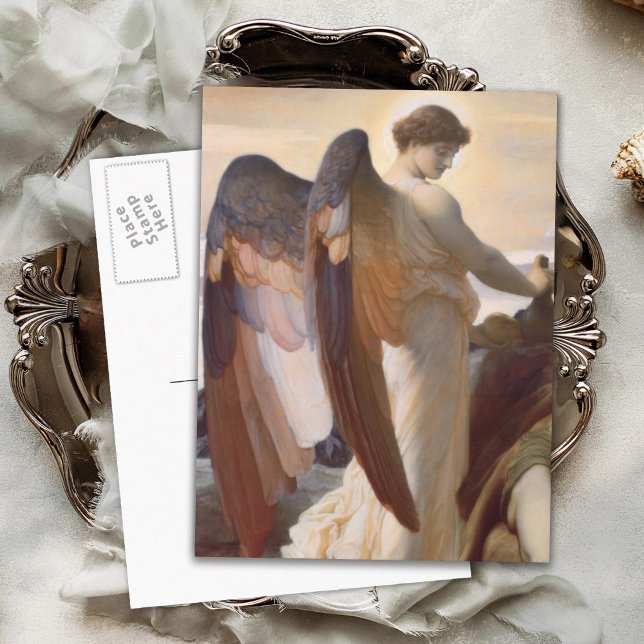 Specificera av ängel, "Elijah i vildmarken ", Vykort (Skapare uppladdad)