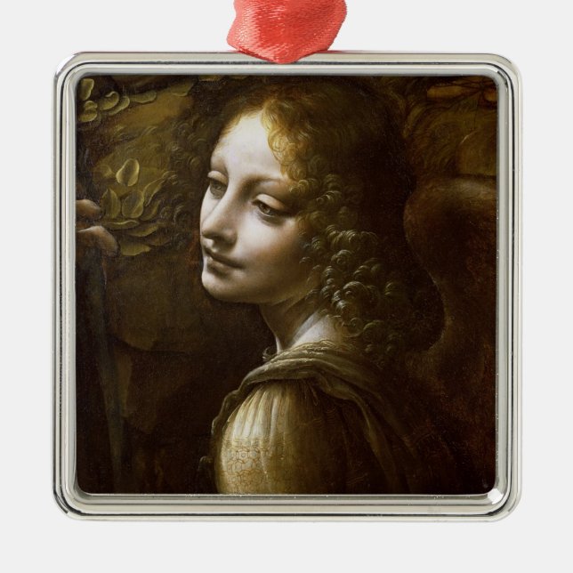 Specificera av ängeln julgransprydnad metall (Framsidan)