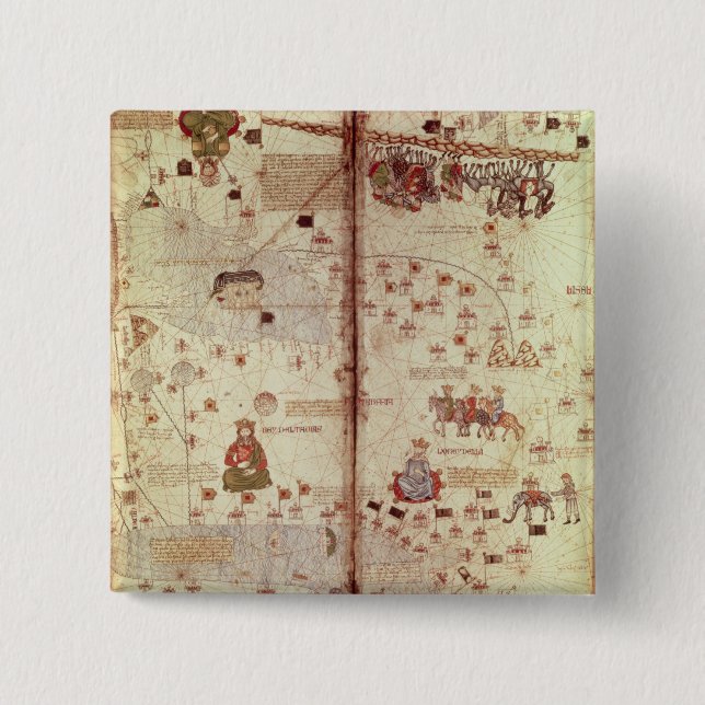 Specificera av Asien från catalanen Knapp (Framsida)