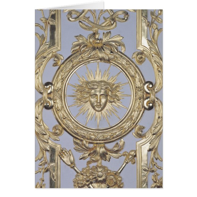 Specificera av att visa för panelling hälsningskort (Framsidan)