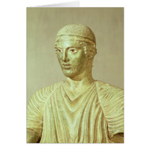 Specificera av den Delphi charioteeren, c.470 BC Hälsningskort