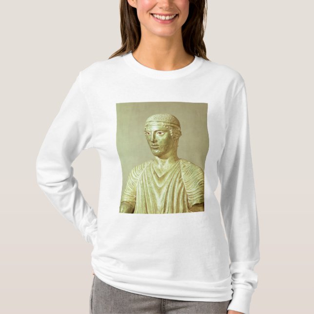 Specificera av den Delphi charioteeren, c.470 BC Tee Shirt (Framsida)