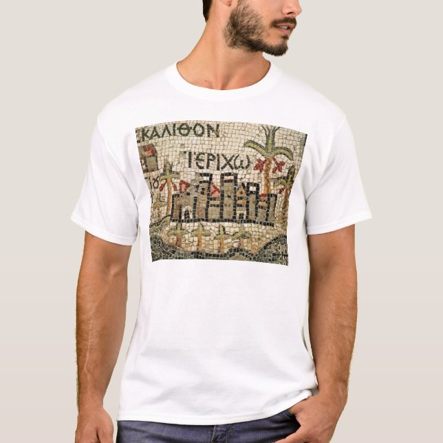 Specificera av en karta av Jericho T-shirt (Framsida)