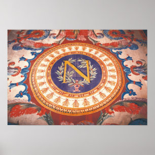 Specificera av en matta med "net" av Napoleon mig Poster
