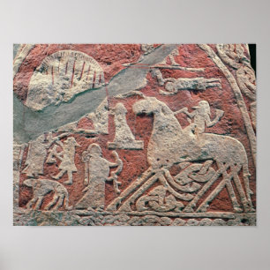 Specificera av figurer som illustrerar en saga poster