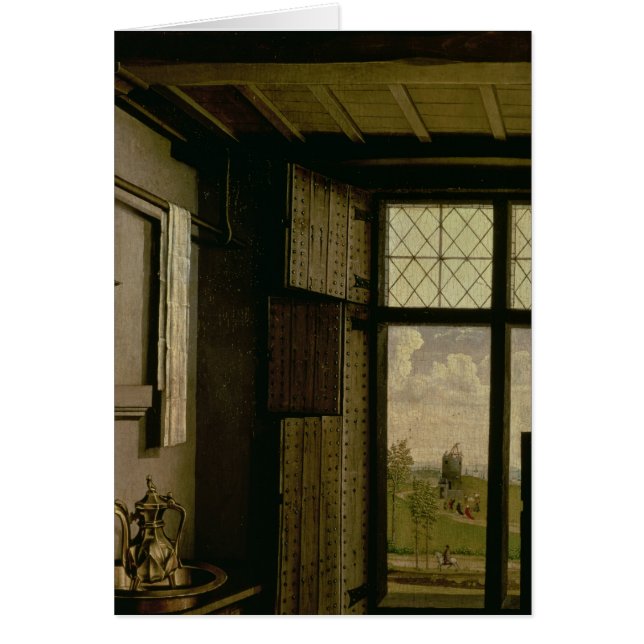 Specificera av fönstret hälsningskort (Framsidan)