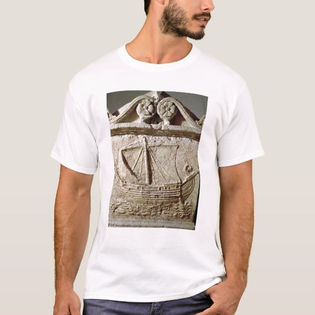 Specificera av fraktsarkofaget, från Sidon Tee Shirt (Framsida)