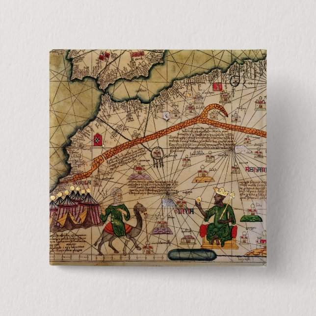 Specificera av kopierar av en Catalan karta av Knapp (Framsida)