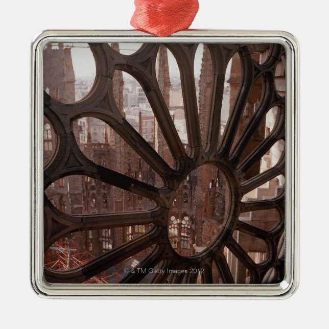 Specificera av La Sagrada Familia, Barcelona, Julgransprydnad Metall (Framsidan)