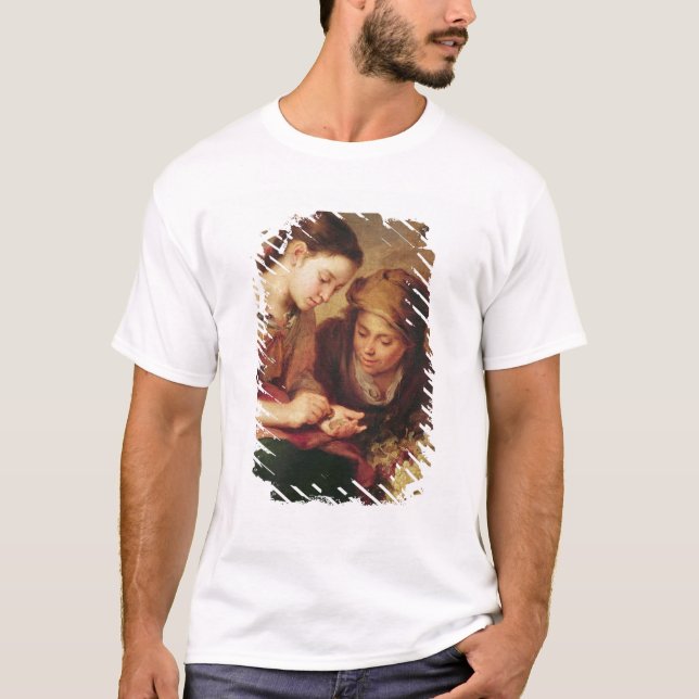 Specificera av lite Frukt-Säljare, 1670-75 Tee Shirt (Framsida)