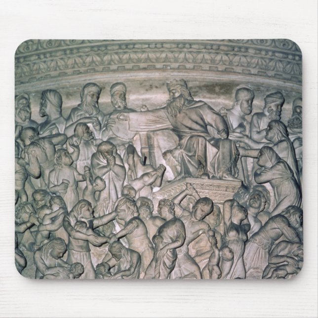 Specificera av predikstolen, 1302-10 musmatta (Framsidan)