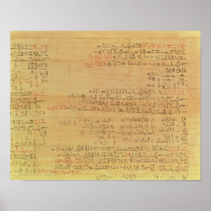 Specificera av Rhind den matematiska papyrusen Poster