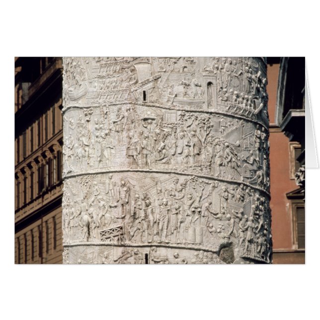 Specificera av Trajans kolonn Hälsningskort (Framsidan Horizontal)