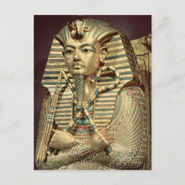 Specificera av understödjamummiformkistan vykort (Framsida)