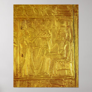 Specificera från den guld- relikskrinen poster