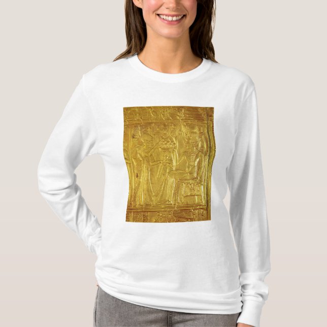 Specificera från den guld- relikskrinen tee (Framsida)
