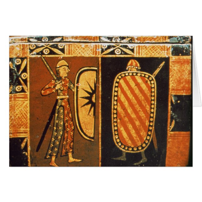 Specificera från en bröllopbröstkorg hälsningskort (Framsidan Horizontal)