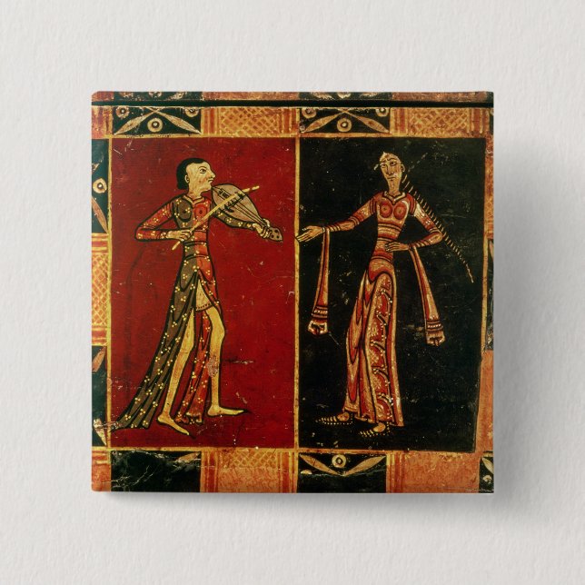 Specificera från en bröllopbröstkorg som visar en knapp (Framsida)