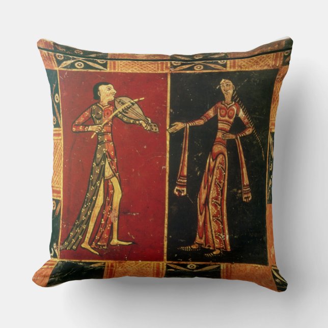 Specificera från en bröllopbröstkorg som visar en kudde (Framsida)