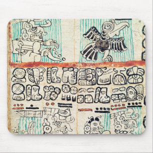 Specificera från en Mayan codex Musmatta