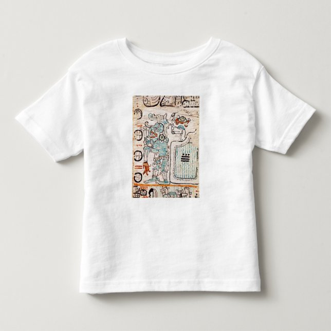 Specificera från en Mayan codex T-shirt (Framsida)