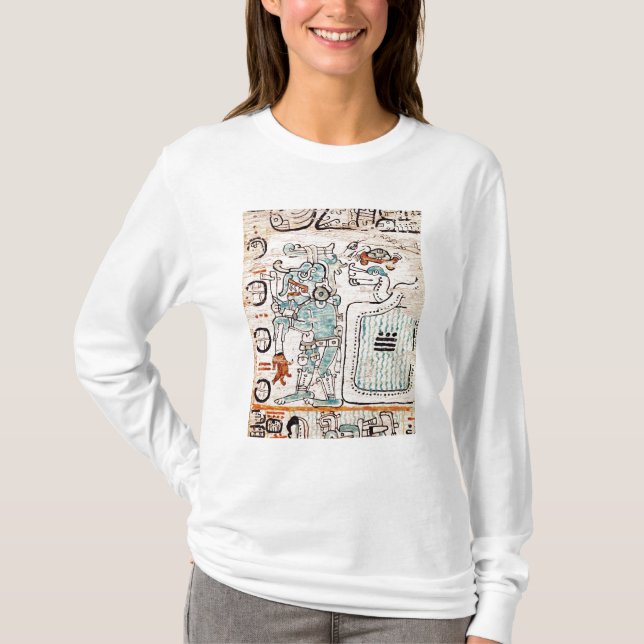 Specificera från en Mayan codex Tee Shirt (Framsida)