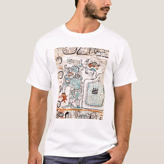 Specificera från en Mayan codex Tee Shirt (Framsida)
