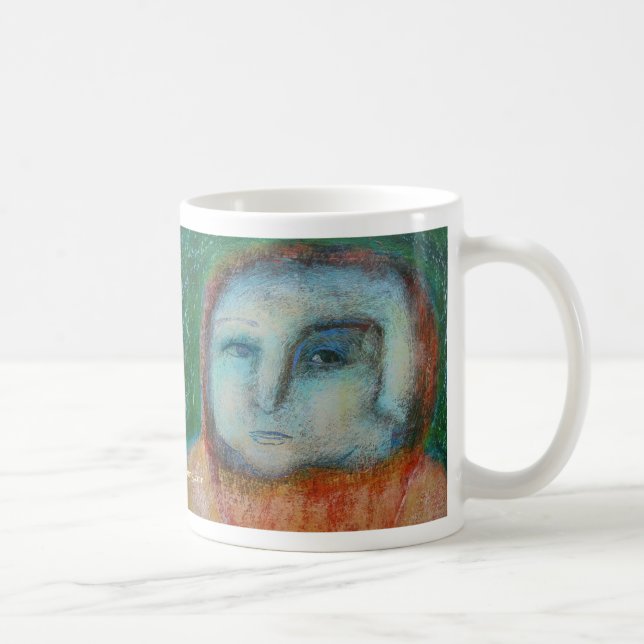 Specificera från muggen för öppningshimmel kaffemugg (Höger)