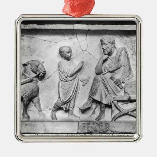 Specificera från sarkofaget av Cornelius Julgransprydnad Metall (Framsidan)