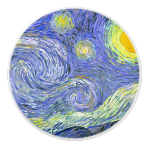 Specificera från Starry natt av Vincent Van Gogh Knopp