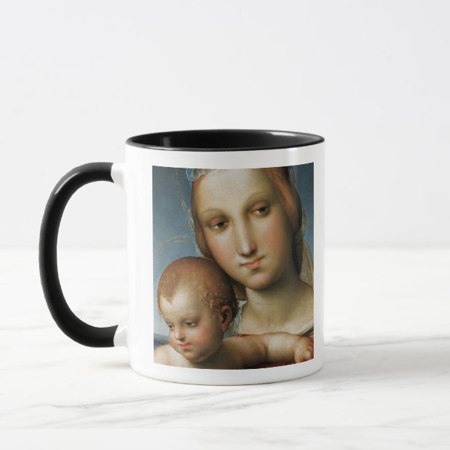 Specificera från <Virgin and Child> Tillskrivat Mugg (Vänster)
