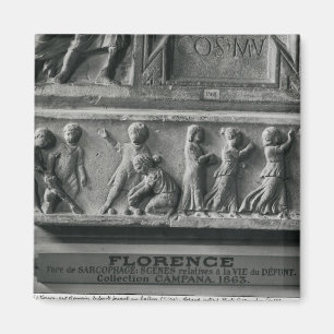 Specificera sarkofaget som visar att leka för bar magnet