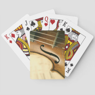 Specificerad fiol spel kort