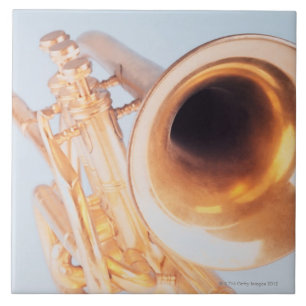 Specificerad trumpet 2 kakelplatta