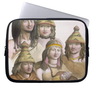 Specificerar av huvudbonader i northwest Amerika Laptop Sleeve