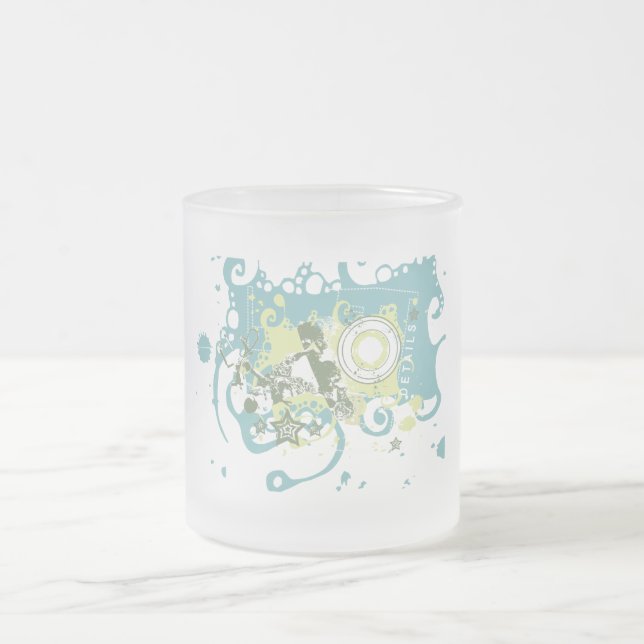 Specificerar SnowboardingTshirts och gåvor Frostad Glasmugg (Center)