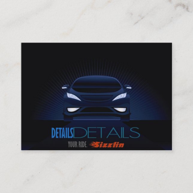 Specificerar specificerar affärs-kortet visitkort (Framsida)