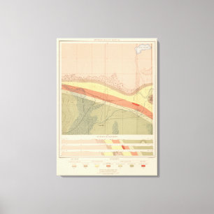 Specificerat geologilakan XVI Canvastryck