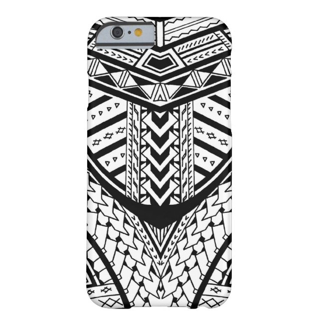 Specificerat samoanskt stam- tatueringmönster Case-Mate iPhone skal (Baksidan)