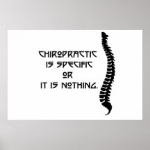 Specifik Chiropraktik Poster Skriv ut. Många alter