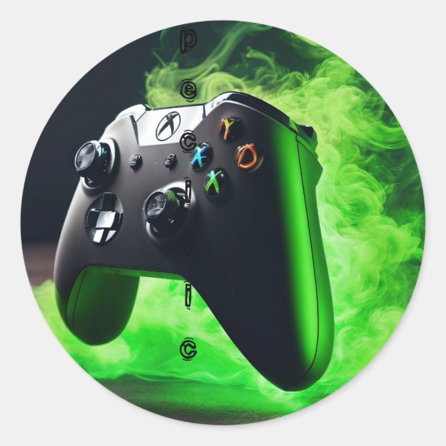 Specifika frågezazzle N.1 Runt Klistermärke (Framsida)