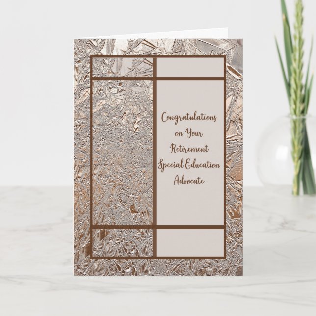 Specifikation för pension Grattisar. Ed. Advocate  Kort (Framsida)